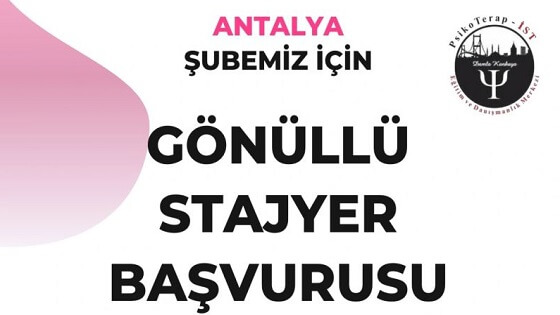 PSİKOTERAP-İST EĞİTİM VE DANIŞMANLIK MERKEZİ-Gönüllü Stajyer İlanı