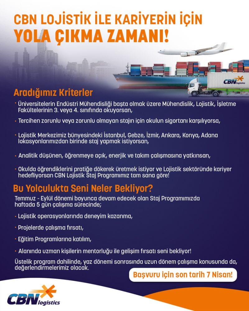CBN Logistics-Staj Programı