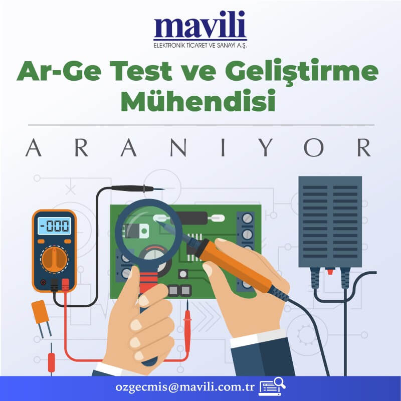 Mavili Elektronik-Ar-Ge Test ve Geliştirme Mühendisi (Yeni Mezun)