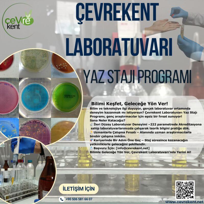 Çevrekent Laboratuvarı Yaz Staj Programı Başlıyor