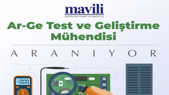 Mavili Elektronik-Ar-Ge Test ve Geliştirme Mühendisi (Yeni Mezun)