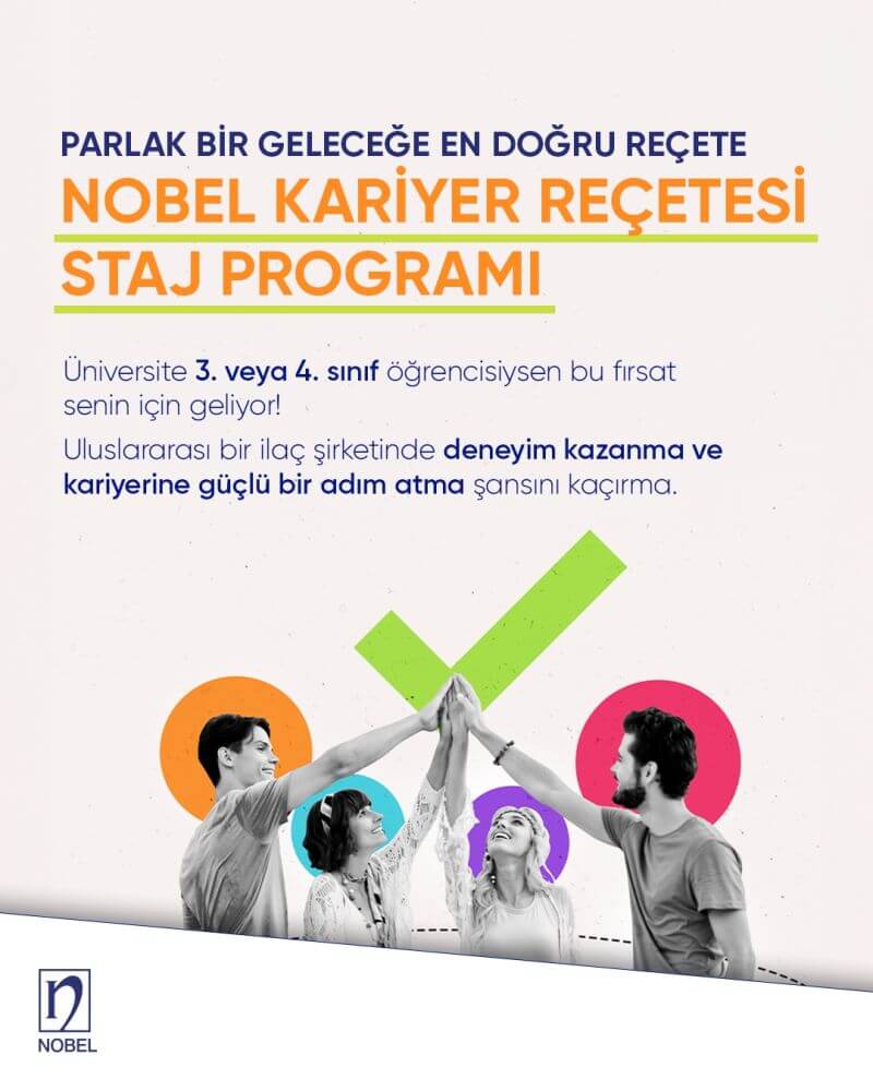 Nobel Kariyer Reçetesi Staj Programı
