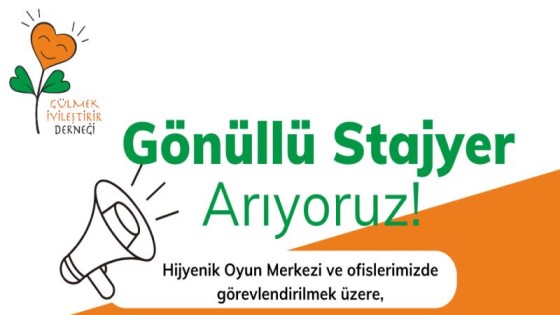 Gülmek İyileştirir Derneği - Gönüllü Stajyer