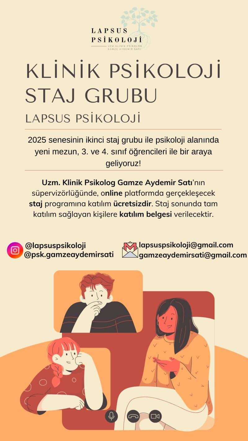 LAPSUS Psikoloji-Klinik Staj Programı