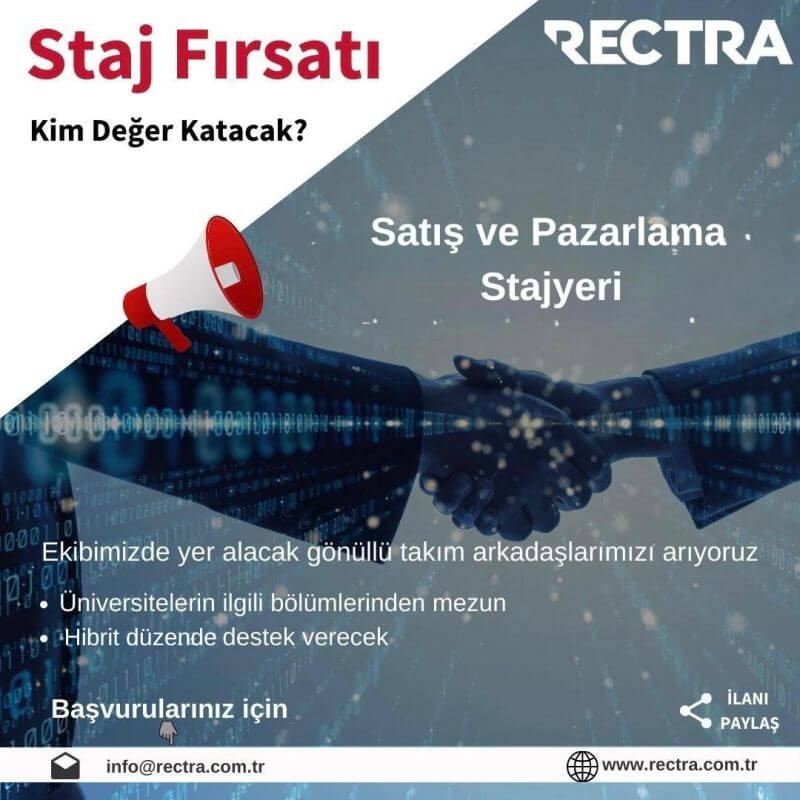 RECTRA Eğitim ve Danışmanlık-İşe Alım Stajyeri