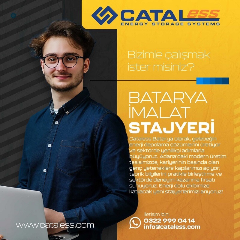 CATALess-Batarya İmalat Stajyeri