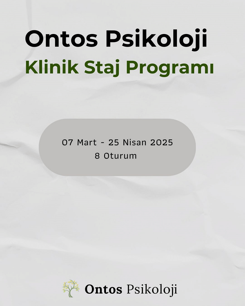 Ontos Psikoloji Klinik Staj Programı 2025