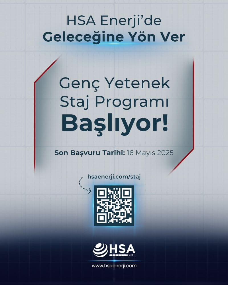 HSA Enerji Genç Yetenek Staj Programı 
